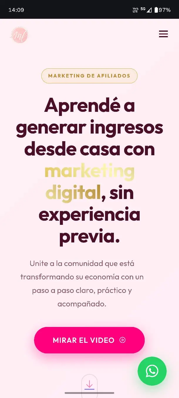 Marisol Ferraggini Web Mobile